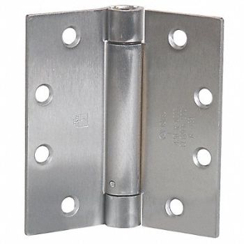 GRAINGER APPROVED Spring Hinge Steel Door Leaf 4-1/2 H, 4PA82