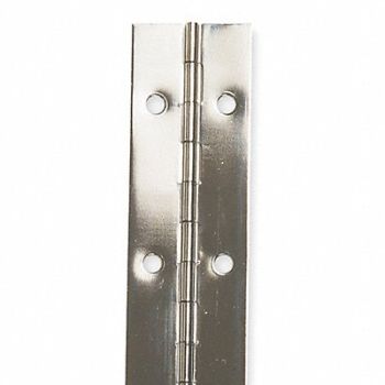 GRAINGER APPROVED Piano Hinge 6 ft L 1-1/4 in W, 1CCD4