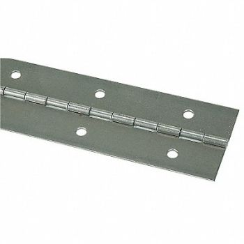 GRAINGER APPROVED Continuous Hinge Natural 6 ft L 2 in W, 4PB12
