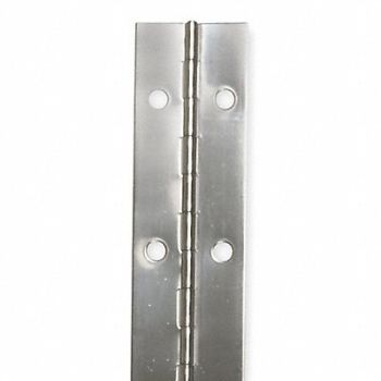 GRAINGER APPROVED Continuous Hinge 6 ft L 1-1/2 in W, 4PB25