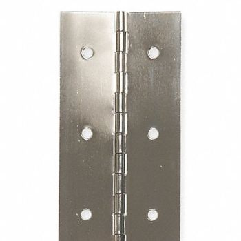 GRAINGER APPROVED Continuous Hinge Natural 6 ft L 2 in W, 4PB39