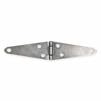 GRAINGER APPROVED Strap Hinge Steel 2-31/32 in L, 4PB41