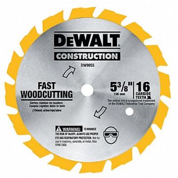 DEWALT Circular Saw Blade Blade Dia 5-3/8 in., 4PC50