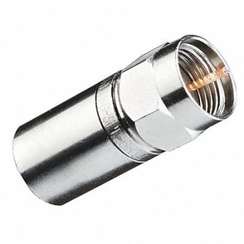 POWER FIRST Compression Connector RG6 RTQ PK50, 4PCZ5