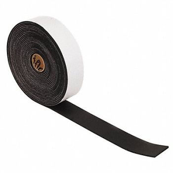 GRAINGER APPROVED Foam Tape 2 in x 10 yd Black, 4PDF1