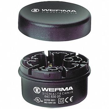 WERMA Mounting Base Black, 4PDK8