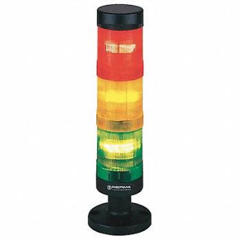 WERMA Tower Light 24VAC/DC Amber Green Red, 4PDN4