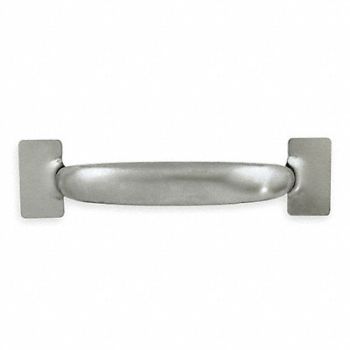 GRAINGER APPROVED Pull Handle Steel Silver 6-1/2 In, 4PE23