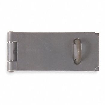 GRAINGER APPROVED Fixed Staple Hasp Natural 3 1/2 L, 4PE34
