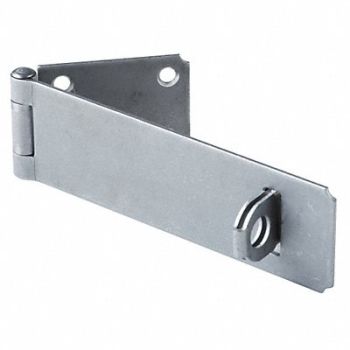 GRAINGER APPROVED Safety Hasp Steel 6 in L, 4PE37