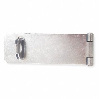 GRAINGER APPROVED Fixed Staple Hasp Zinc 4 1/2 L, 4PE41