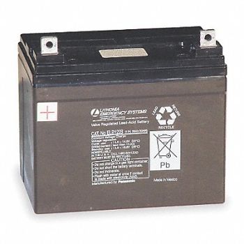 LITHONIA LIGHTING Battery Sealed Lead Acid 12V 28 Ah, 4PG82
