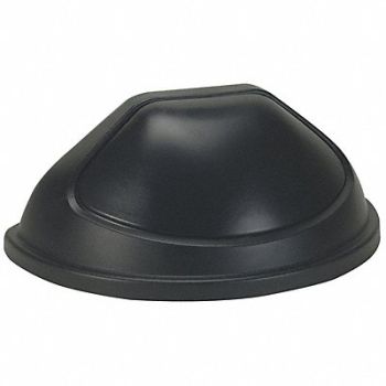 TOUGH GUY Trash Can Top Dome Swing Closure Black, 4PGR5