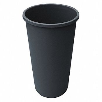 TOUGH GUY Trash Can Round 22 gal Gray, 4PGR7