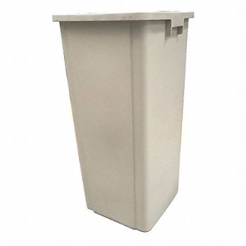 TOUGH GUY D2124 Trash Can Liner Square 23 gal Beige, 4PGT1