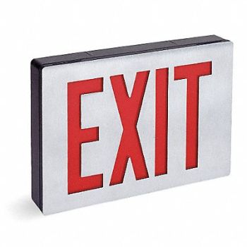 LITHONIA LIGHTING Ext Sign Alum Blk 11 3/8in 2W, 5TP21