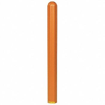 GRAINGER APPROVED F0487 Bollard Cover 8 In Dia 57 In H Orange, 4PHF4