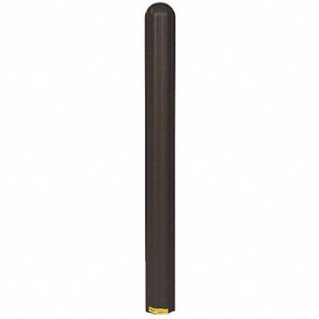GRAINGER APPROVED F0487 Bollard Cover 8 In Dia 57 In H Black, 4PHG4
