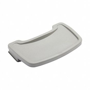 RUBBERMAID COMMERCIAL PRODUCTS Youth Seating Tray Platinum, 4PLW7