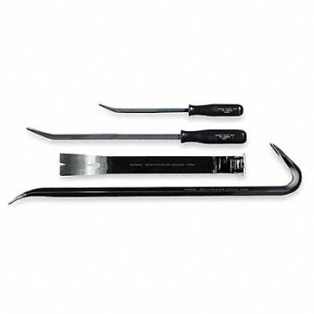 WESTWARD Pry Bar Set 4 pcs., 4PM09