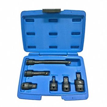WESTWARD Impct Adpt Extns St Steel Blk Oxd 3/8 in, 4PRF9
