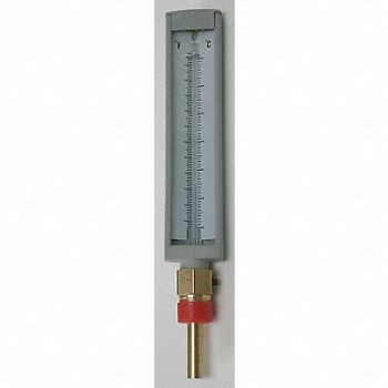 GRAINGER APPROVED Compact Thermometer 20 to 180 F Lower, 4PRT9
