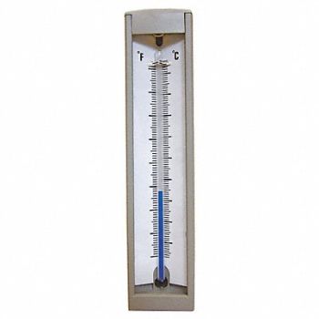GRAINGER APPROVED Compact Thermometer 50 to 400 F Back, 4PRU9