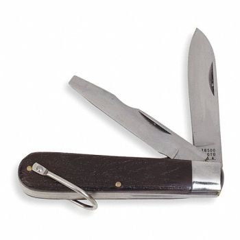 PROTO Stainless Steel Multi-Tool Knife, Number of Tools: 2, Multi Tool Series: Electrician's Knife, 4R169