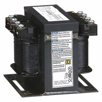 SQUARE D Control Transformer 200VA 3.20 in H, 4R856