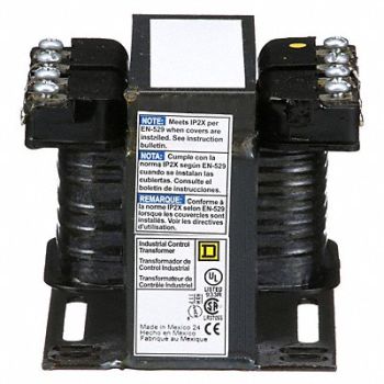 SQUARE D Control Transformer 75VA 3.60 in H, 22LR90