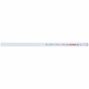 LENOX Hacksaw Blade: 12 in Blade Lg, Bi-Metal, 32, 1/2 in Blade Wd, 0.03125 in Blade Thick, 10 PK, 4RA73