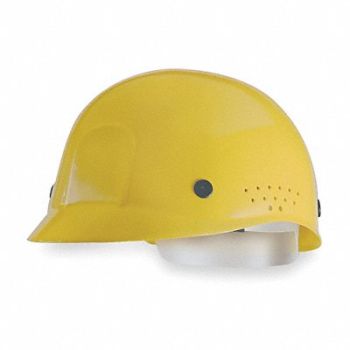 MSA D0374 Bump Cap From Brim Pinlock Yellow, 4RB46