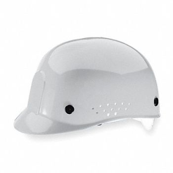 MSA D0374 Bump Cap Front Brim Pinlock White, 4RB47