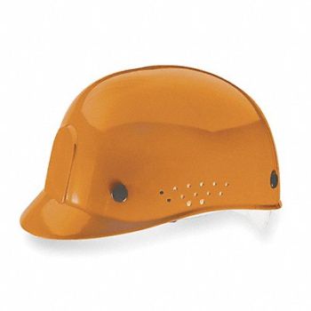 MSA D0374 Bump Cap Front Brim Pinlock Orange, 4RB49