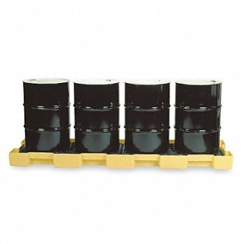 EAGLE Inline Drum Spill Cntnmnt 4 Drum 10k lb., 4RF62