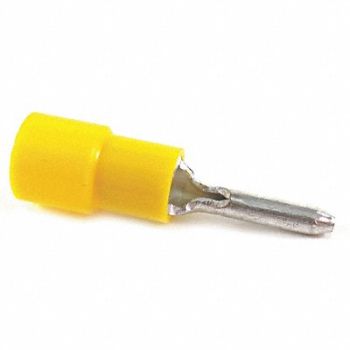 STA-KON Pin Terminal Yellow 12 AWG 10 AWG PK50, 4RHF1
