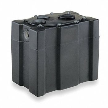 DAYTON Sump Basin Cap. 11.0 gal Structural Foam, 4RK10