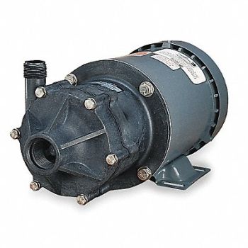 LITTLE GIANT Magnt Drv Pmp 3/4in NPT 1/2hp Glss PPS, 4RL35