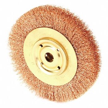 AMPCO Crimped Wire Wheel Brush Arbor 6 In., 4RPT1