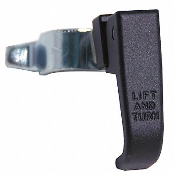 GRAINGER APPROVED Compression Latch Nonlock Bl Powder Coat, 4RPZ3