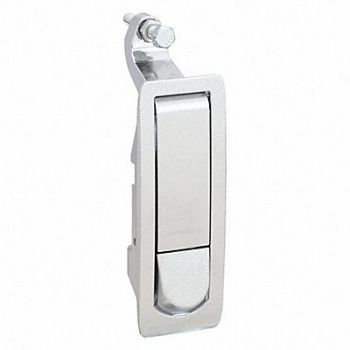GRAINGER APPROVED Compression Latch Nonlock Texturd Chrome, 4RRA3