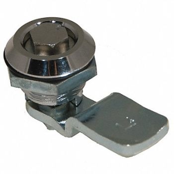 GRAINGER APPROVED Cam Latch Keyed Polished Chrome, 4RRG1