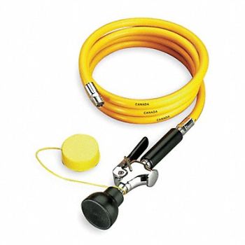 BRADLEY Single Head Drench Hose Wall Mount 8 ft., 4T014