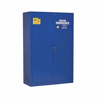 EAGLE Corrosive Safety Cabinet Blue 43 in W, 4T027