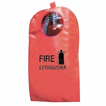 STEINER Fire Ext. Cover Nylon Fluorescent Red, 4T177