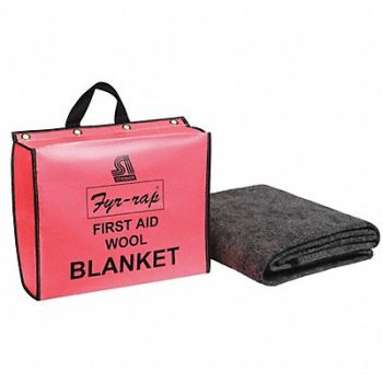 STEINER Fire Blanket 5.2 ft W 7 ft L Gray, 4T178