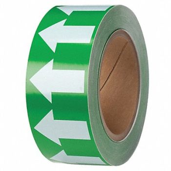 BRADY D3613 Pipe Marking Tape Grn 2in W 90ft Roll L, 4T564