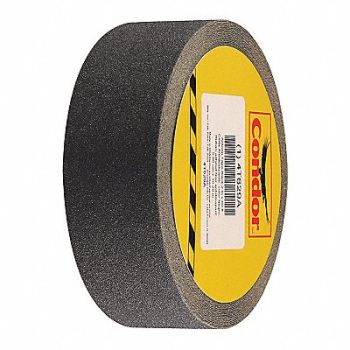 CONDOR AntiSlip Tape 60 ftLx2 inW BLK 80 Grit, 4T629