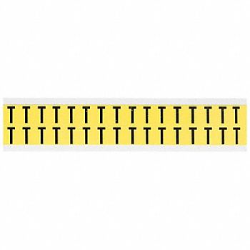 BRADY D4797 Letter Identification Card T PK32, 4T723