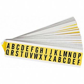 BRADY Letter Label Kit A Thru Z PK25, 4T730